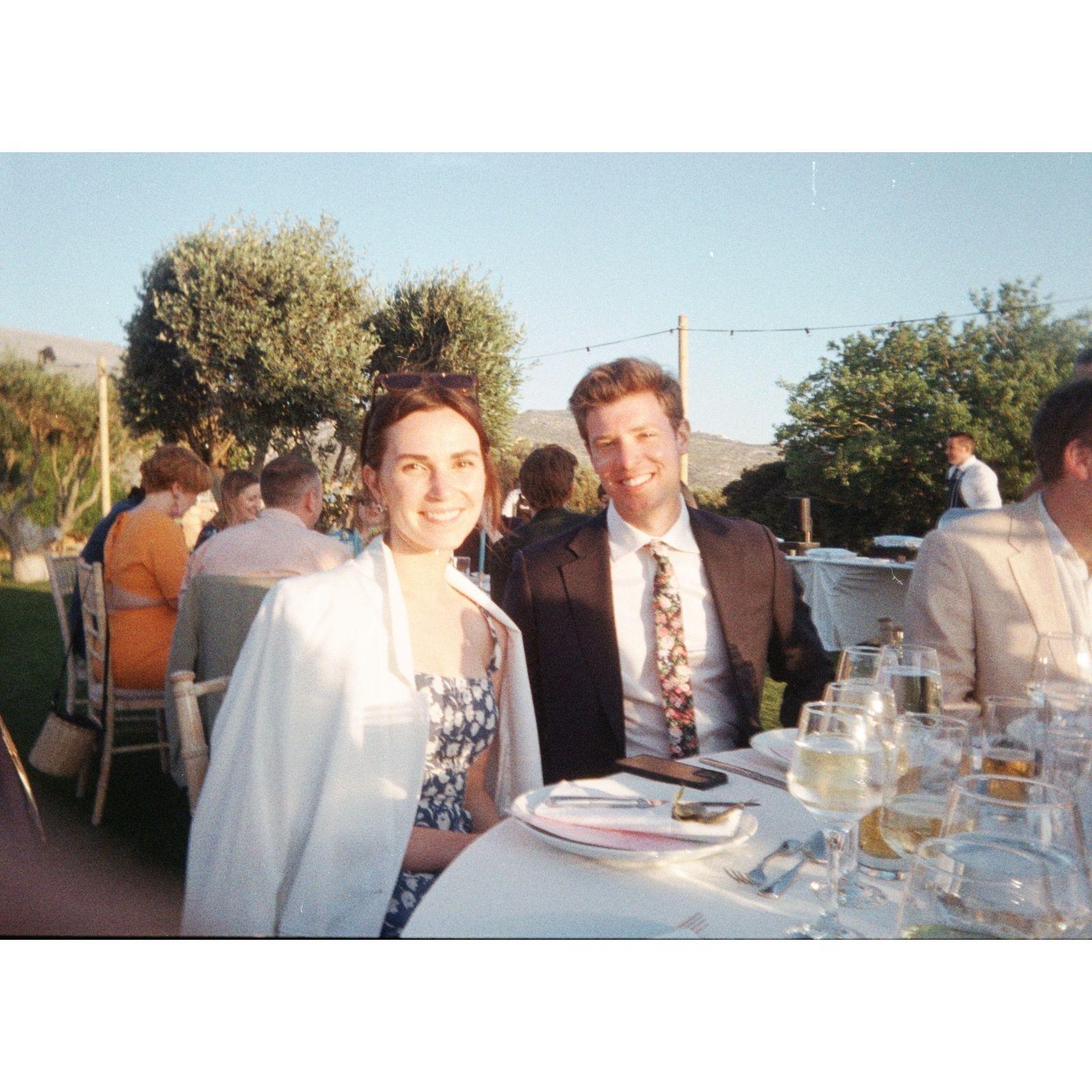 Alecia & Ross Macdonald's wedding, 2023 (Lagonisi, Greece)