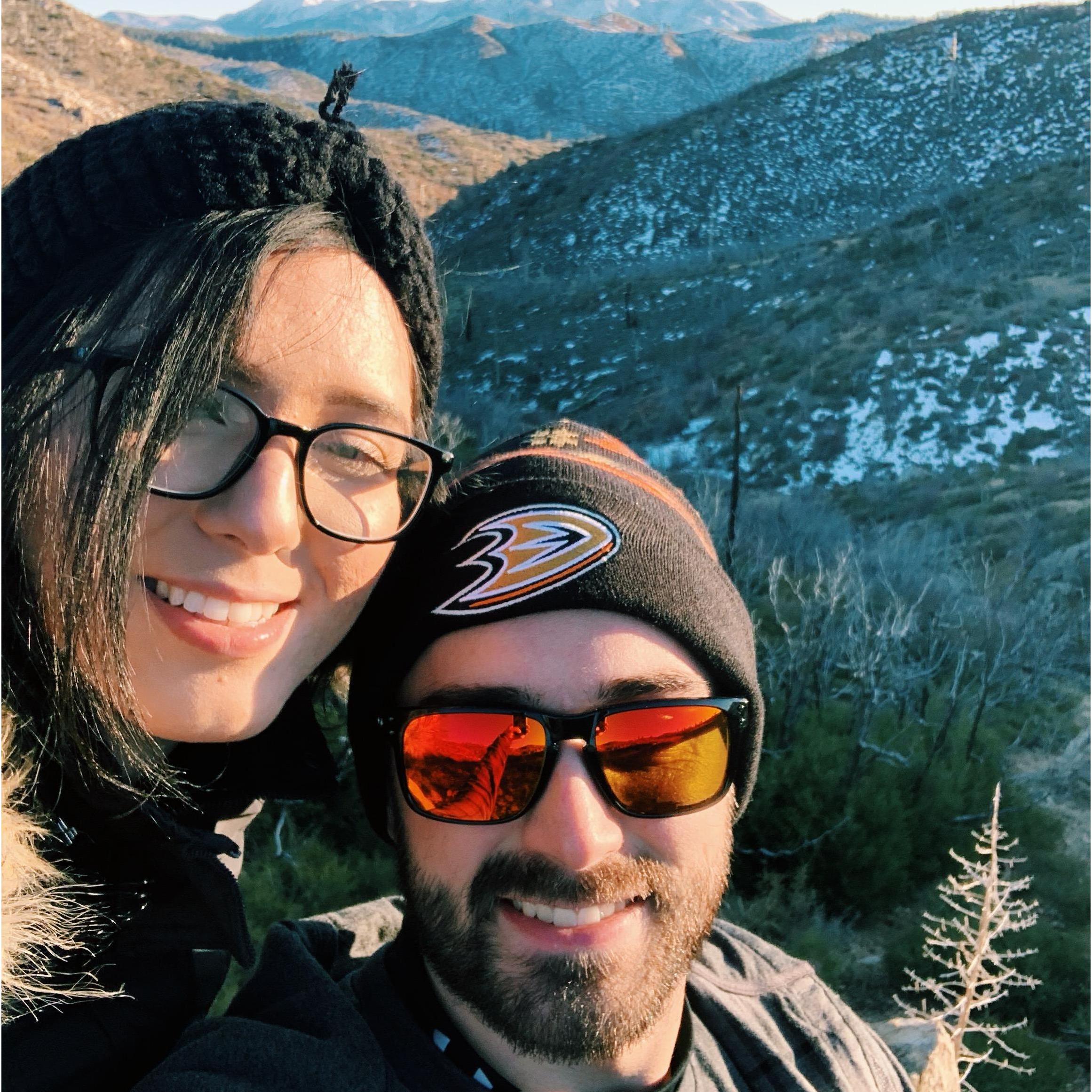 Jason's birthday spent off-roading in Big Bear with a little bit of snow. 2019