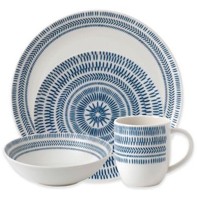ED Ellen DeGeneres Crafted by Royal Doulton® Dark Blue Chevron Dinnerware Collection