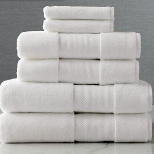 Frontgate Resort Collection Bath Towels, 6-piece set, White