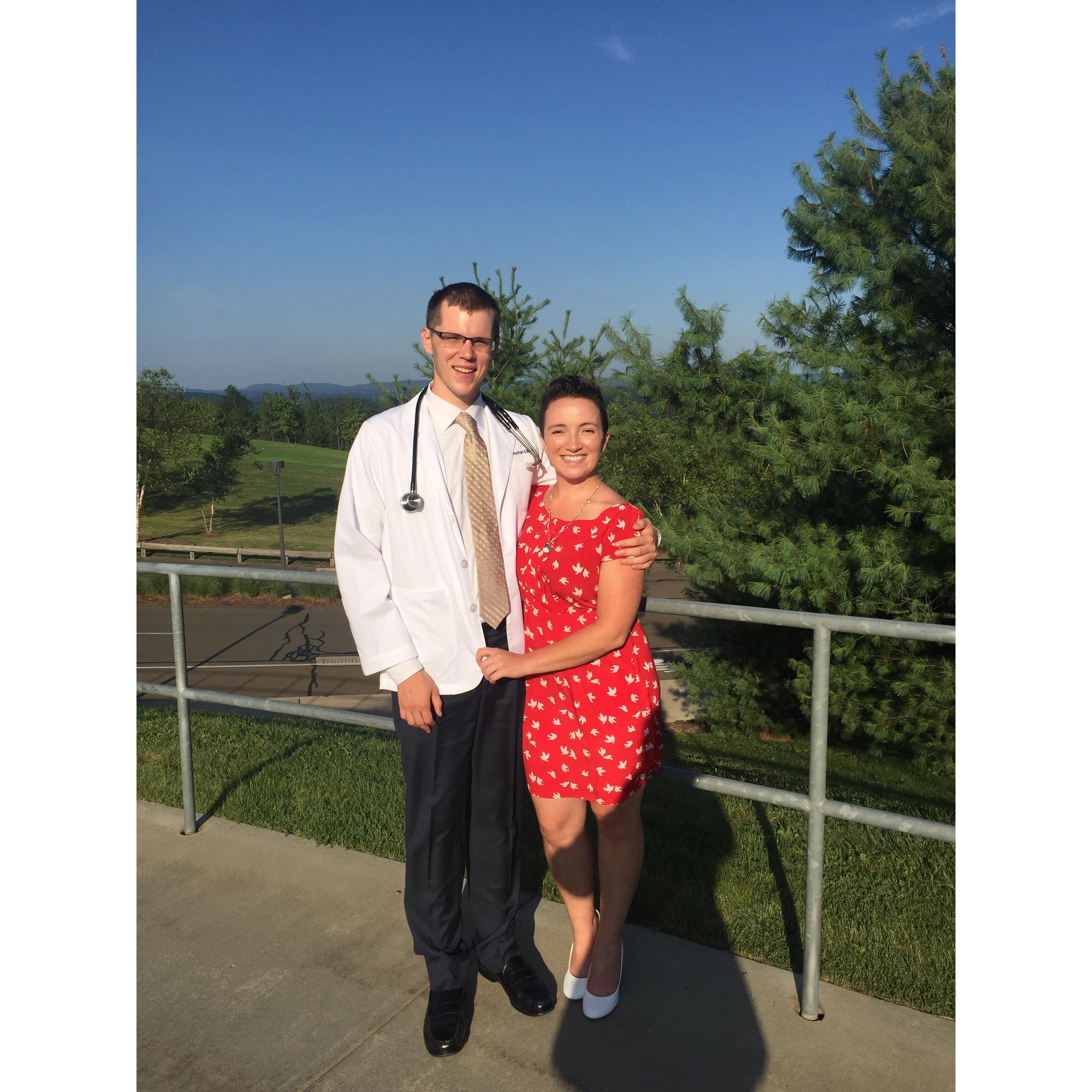 Stephan's White Coat Ceremony!