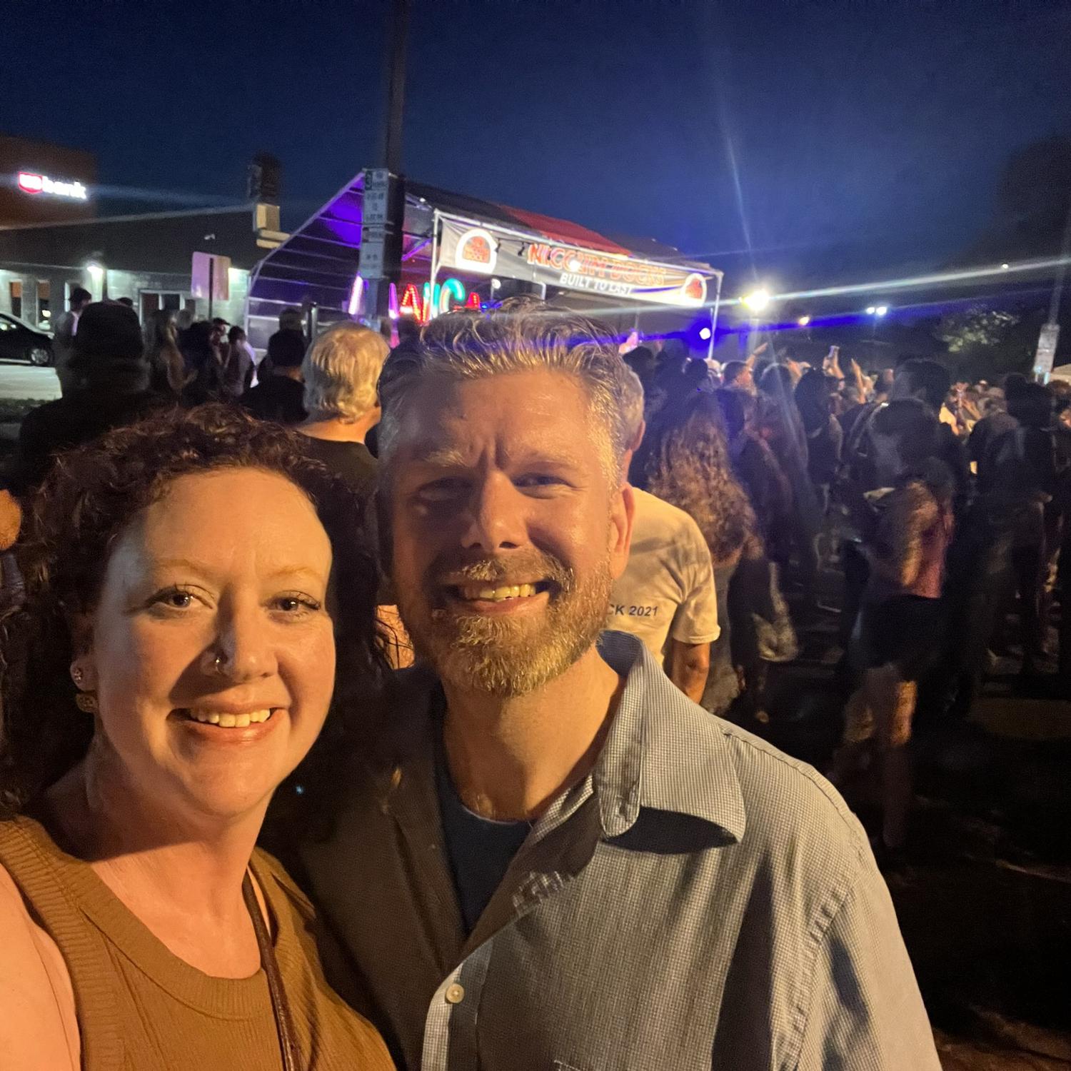 Our first date selfie!