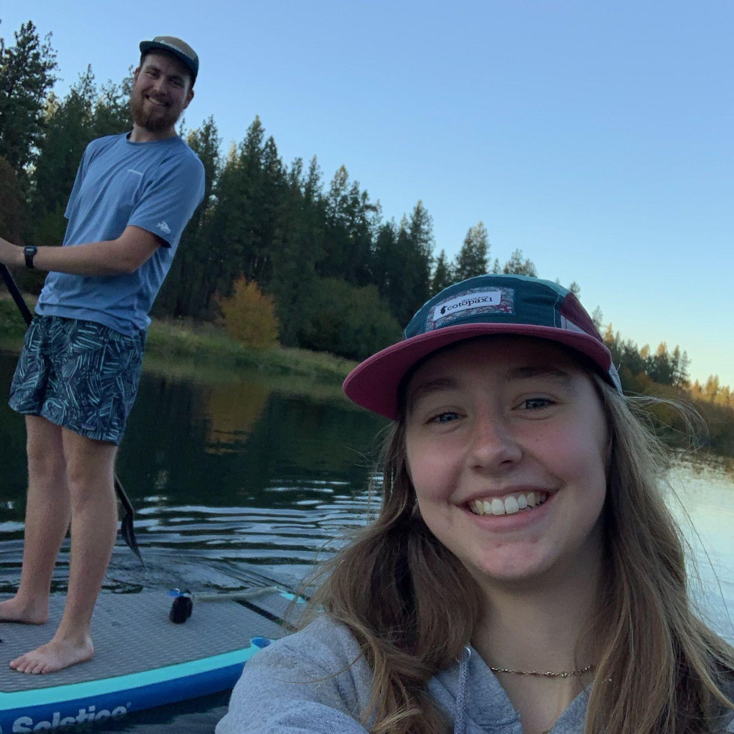 Maia took Henry on a paddleboarding date.