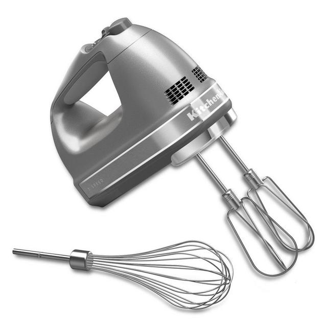 KitchenAid 7-Speed Digital Hand Mixer - Contour Silver