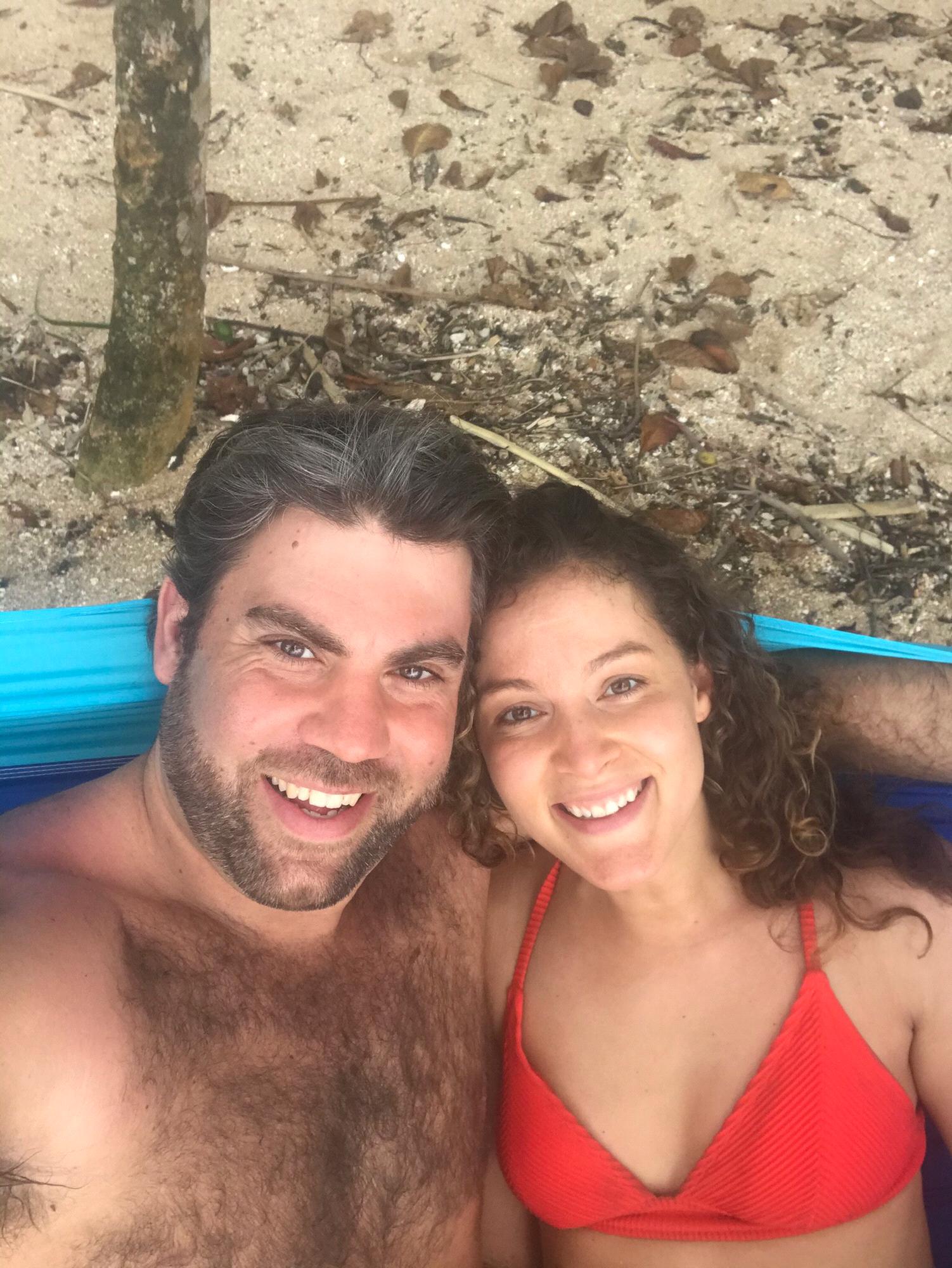 Hammock life in Puerto Viejo, Costa Rica. Eric brings it everywhere :)
