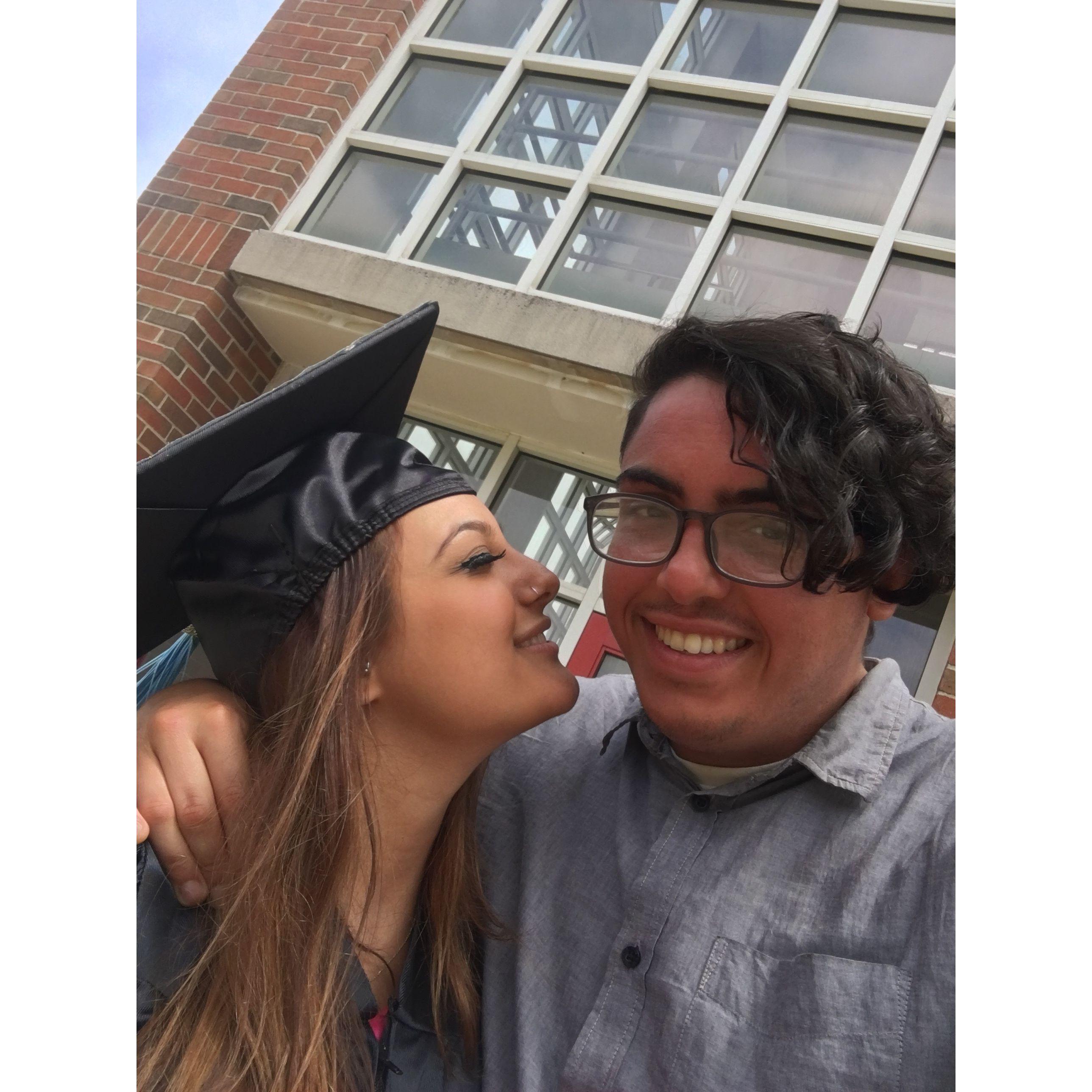 June 2016, Francesca's College Graduation