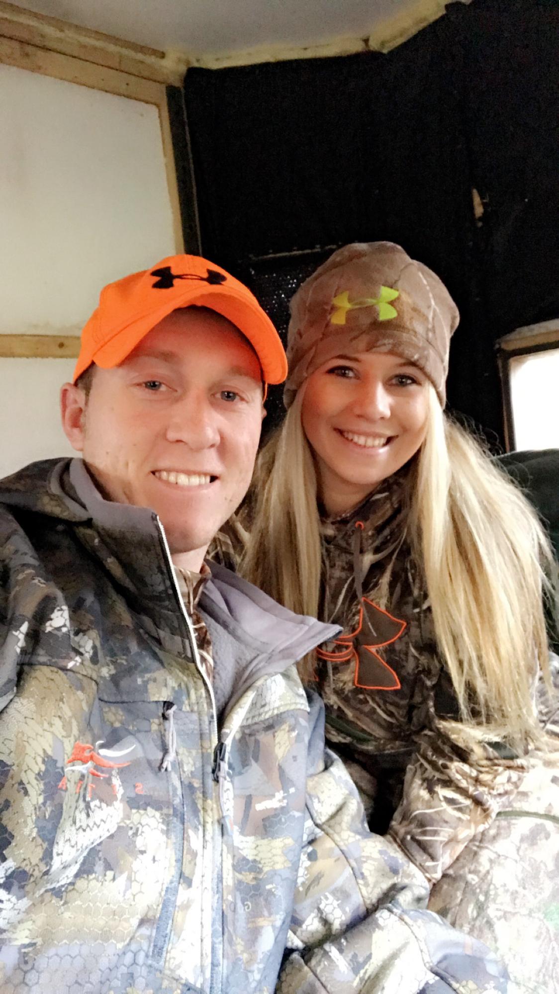 Took Ally hunting for her first time!