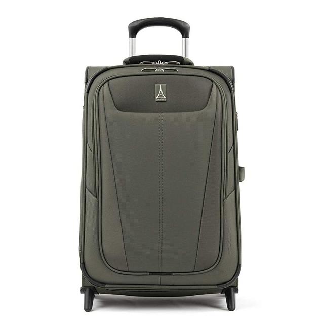 Travelpro Maxlite 5-Softside Lightweight Expandable Upright Luggage, Slate Green, Carry-On 22-Inch