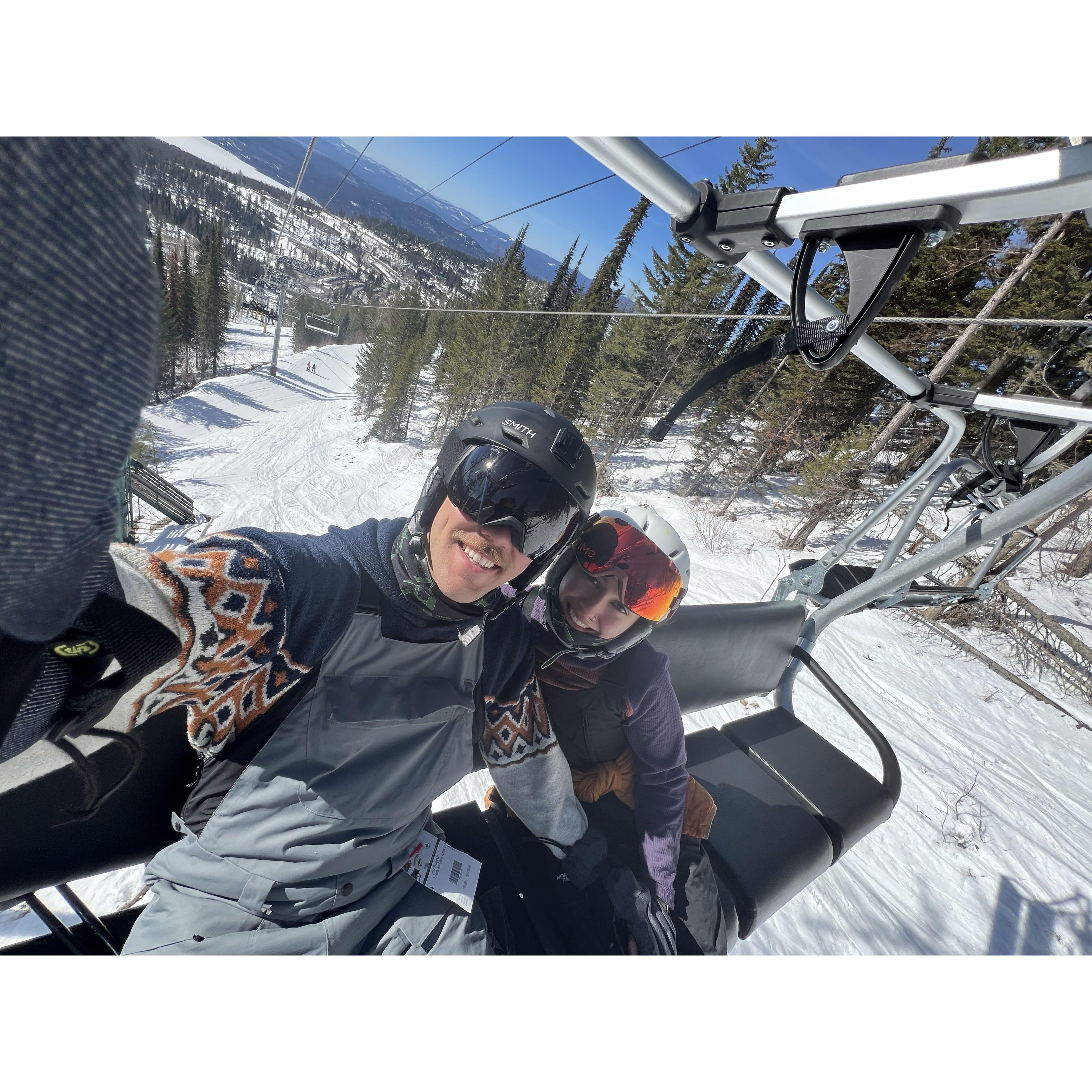 Blue Bird day at Discovery Ski Area