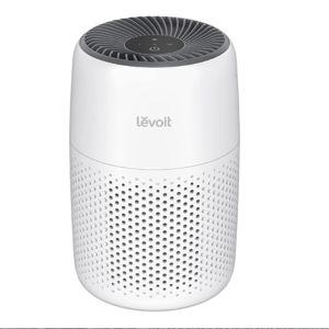 LEVOIT Air Purifiers for Bedroom Home, 3-in-1 Filter Cleaner with Fragrance Sponge for Better Sleep, Filters Smoke, Allergies, Pet Dander, Odor, Dust, Office, Desktop, Portable, Core Mini-P, White