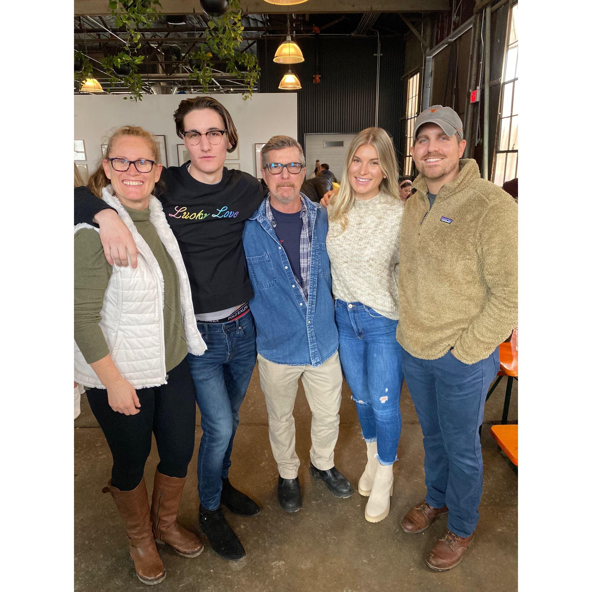 Seans surprise going away party before heading off to training
