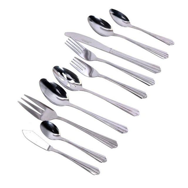 Gibson Classic Canberra 45 Piece Flatware Set