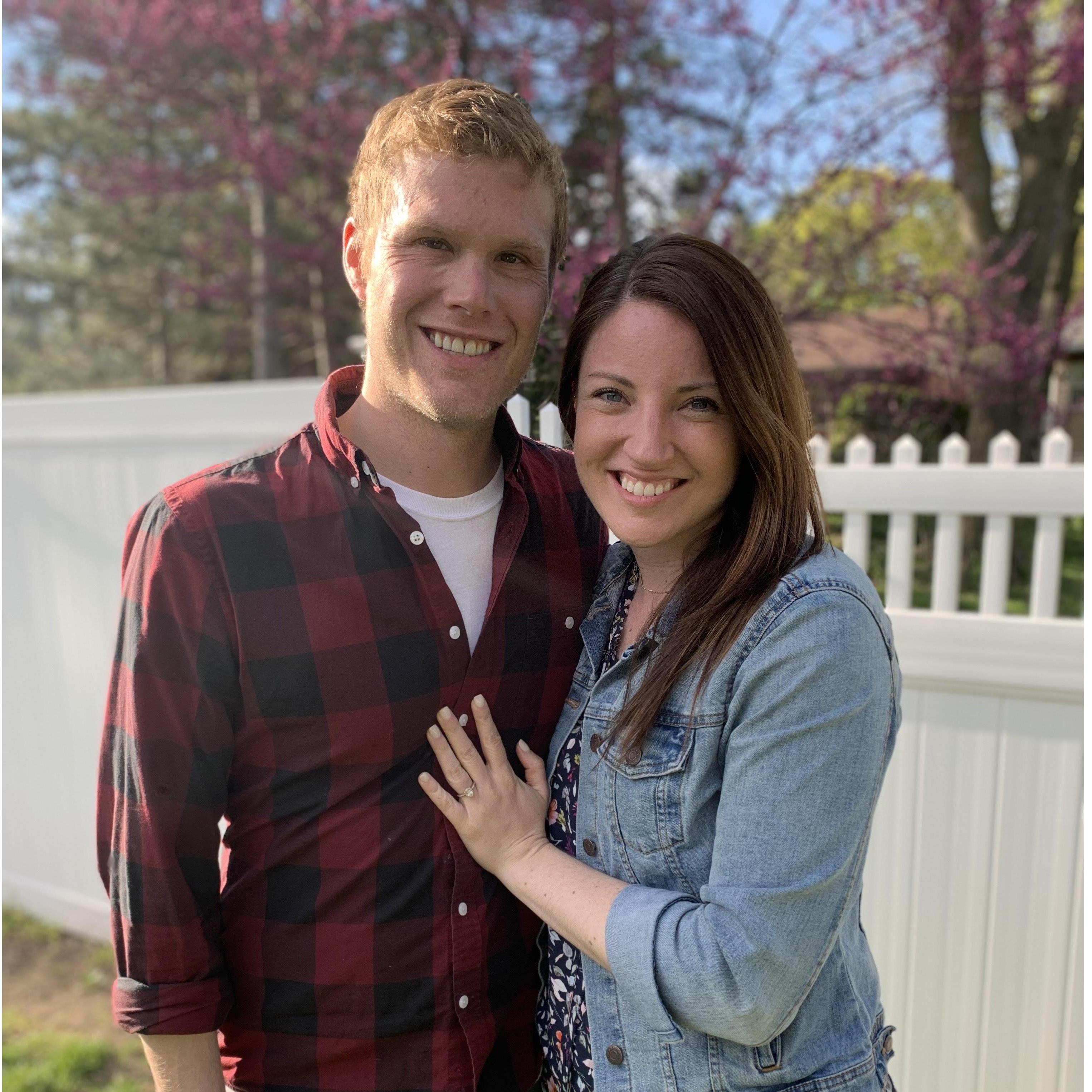 The day after our engagement