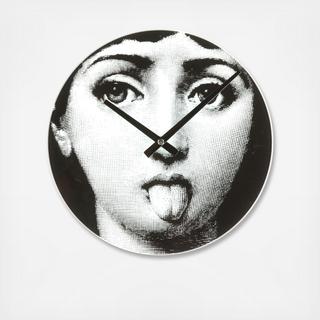 Mid Century Girl Clock