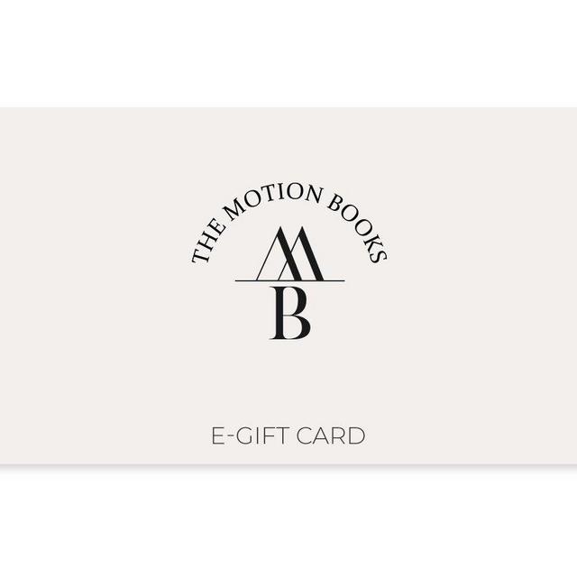 Motion Books - e-Gift Card $100