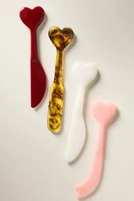 Herzi Resin Cheese Knives, Set of 4