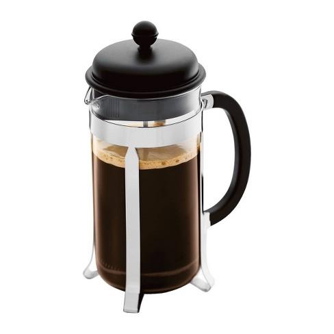 Bodum Brazil 8 Cup French Press Coffee For Two Set - Black