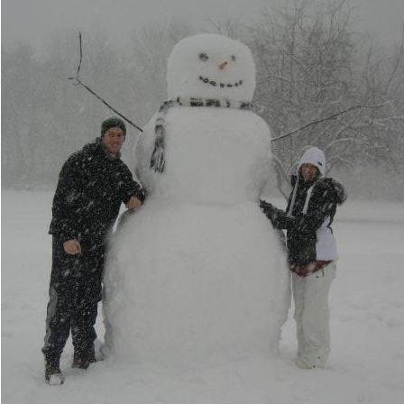 liams first snowman