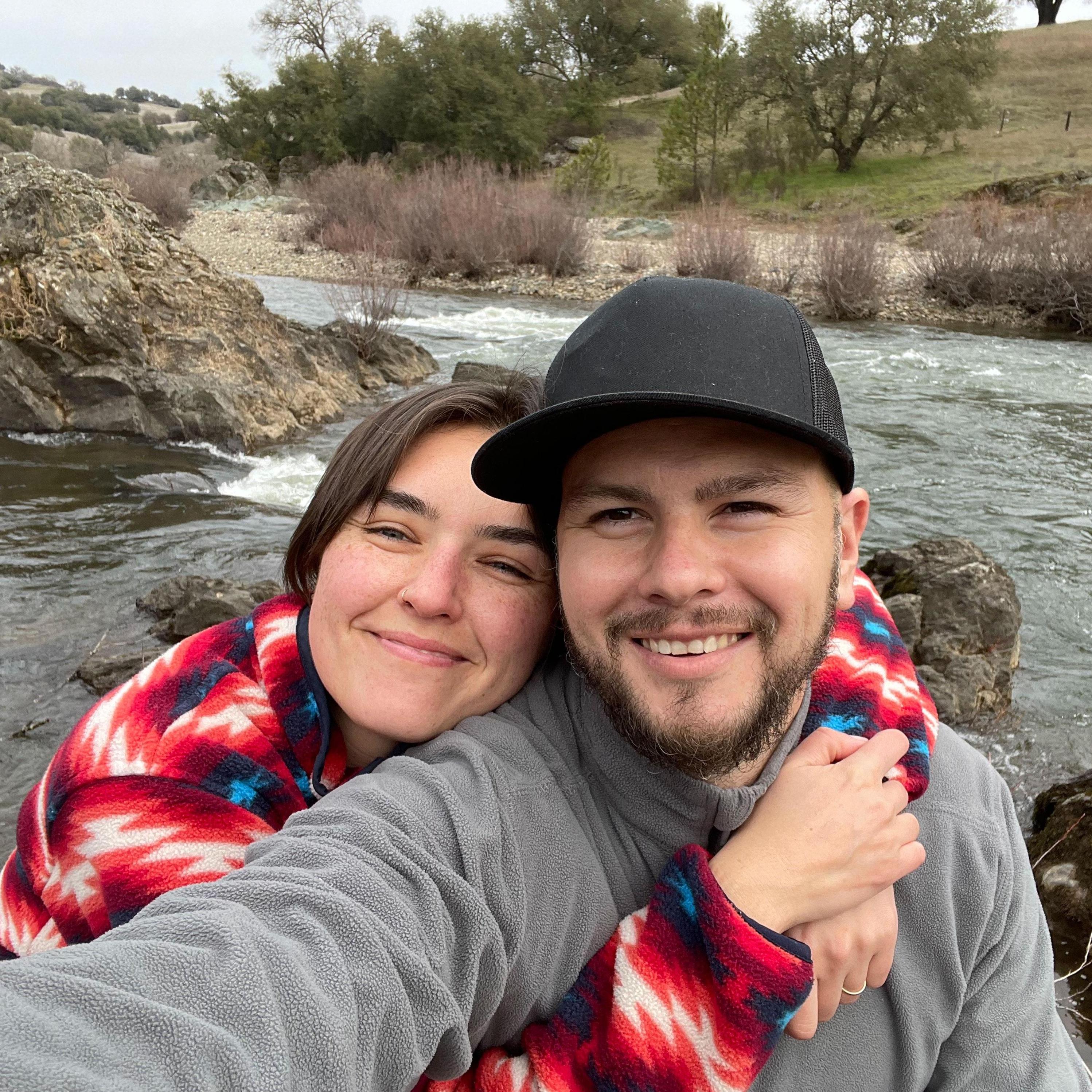 The American River, right where Steph spent her early kid years.
