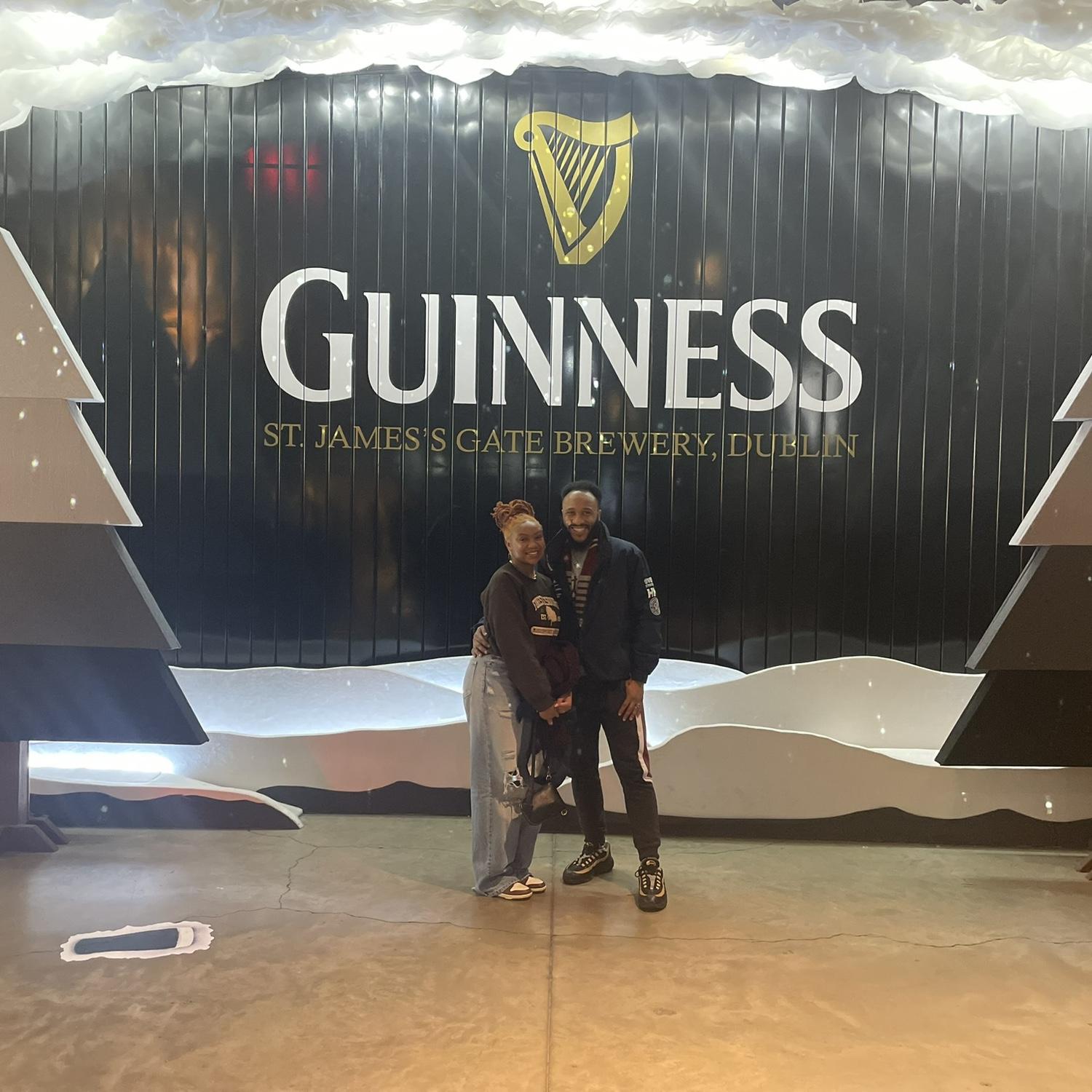 Our visit to the Guinness Storehouse 
Dublin, Ireland | December 2023