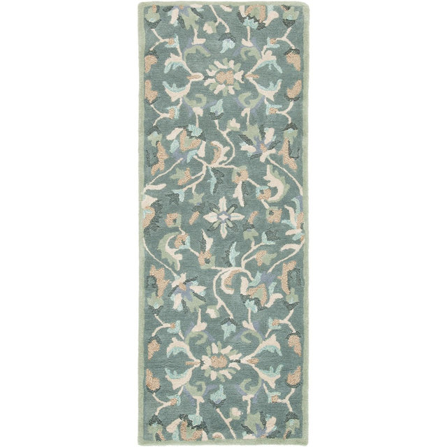 Jardin JAR461 Hand Tufted Indoor Runner Rug - Grey/Multi - 2'3"x6' - Safavieh
