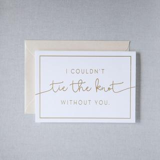 Tie the Knot Greeting Card, Set of 5