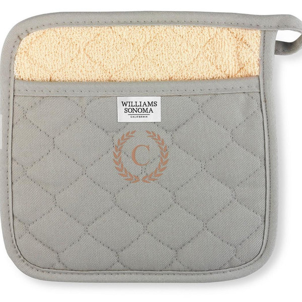 Williams Sonoma Potholder, personalized