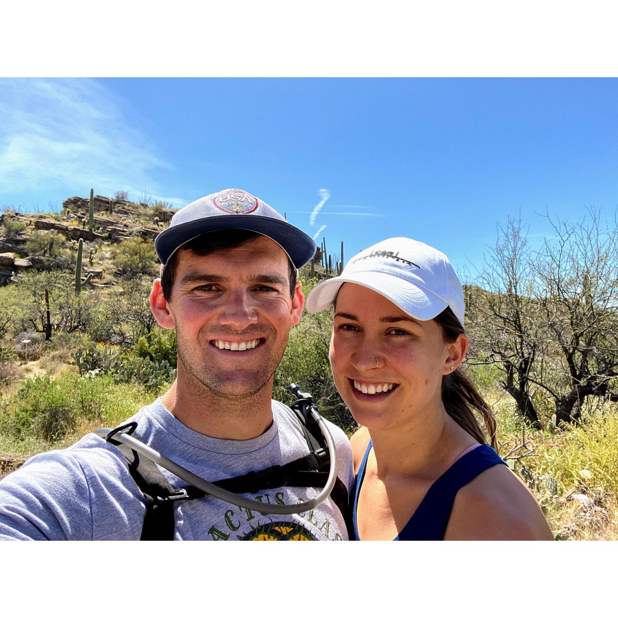 Backpacking in Saguaro East