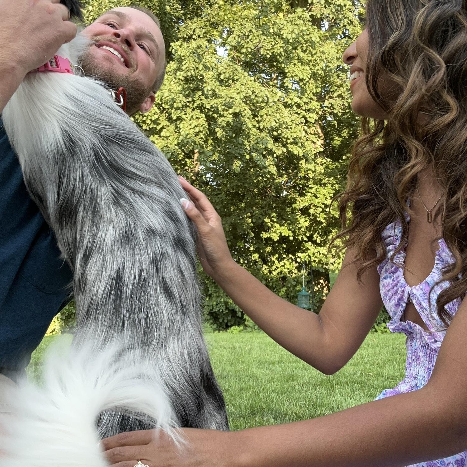We got engaged!🤍🥂 7-20-24