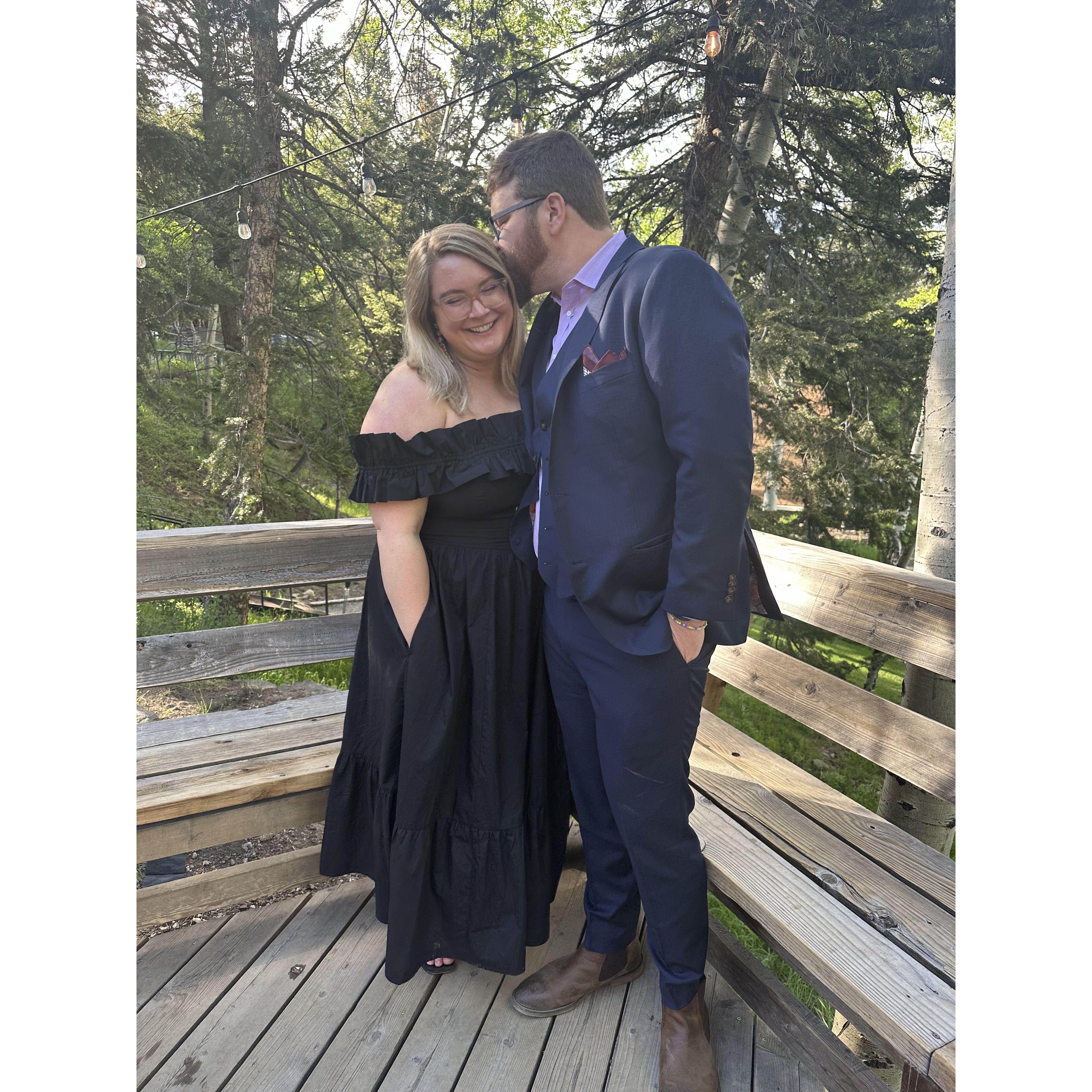 The best wedding date; Bailey, CO