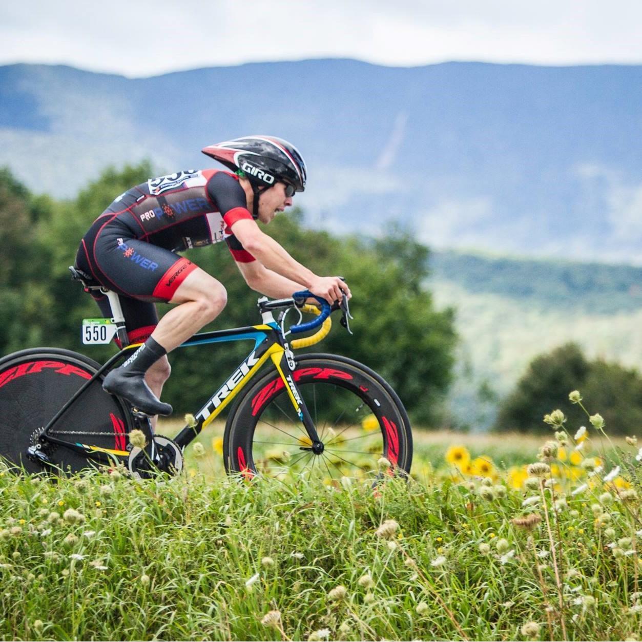 Mike in the Green Mountain Stage Race 2017