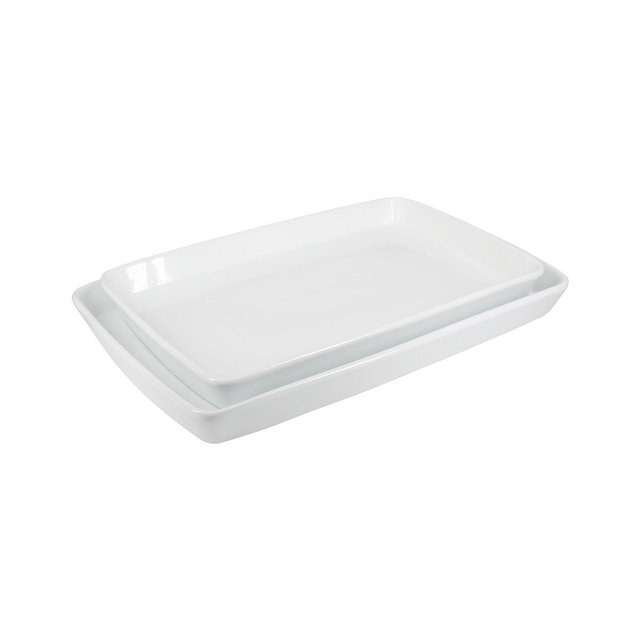 Rectangular Platters, Set of 2
