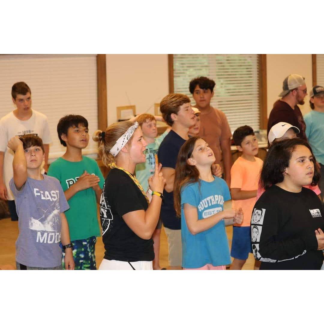 Found out later that Samuel purposefully stood relatively close to Cheney during worship at camp
summer of '21