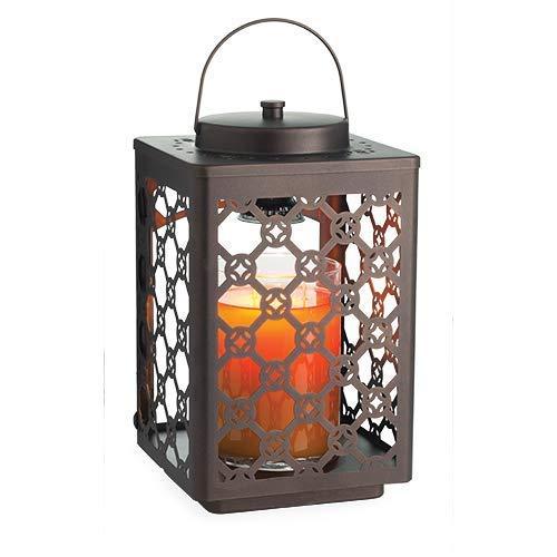 CANDLE WARMERS ETC Garden Candle Warmer Lantern for Top-Down Candle Melting, Oil Rubbed Bronze