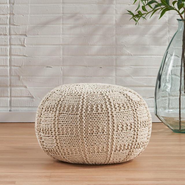 Guion 20" Round Pouf