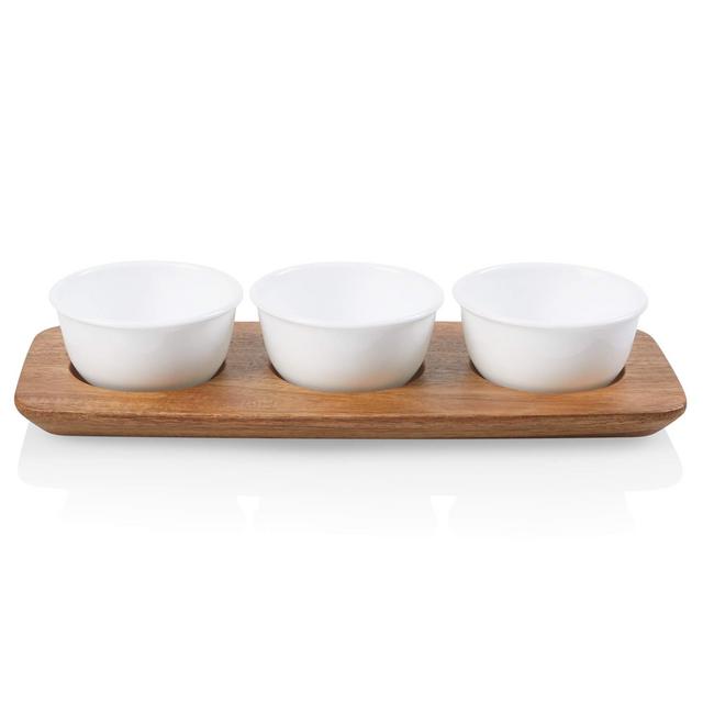 Corelle Coordinates Large Dip Tray, White