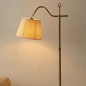 Maraia 62.2'' Golden Arched Floor Lamp - Beige