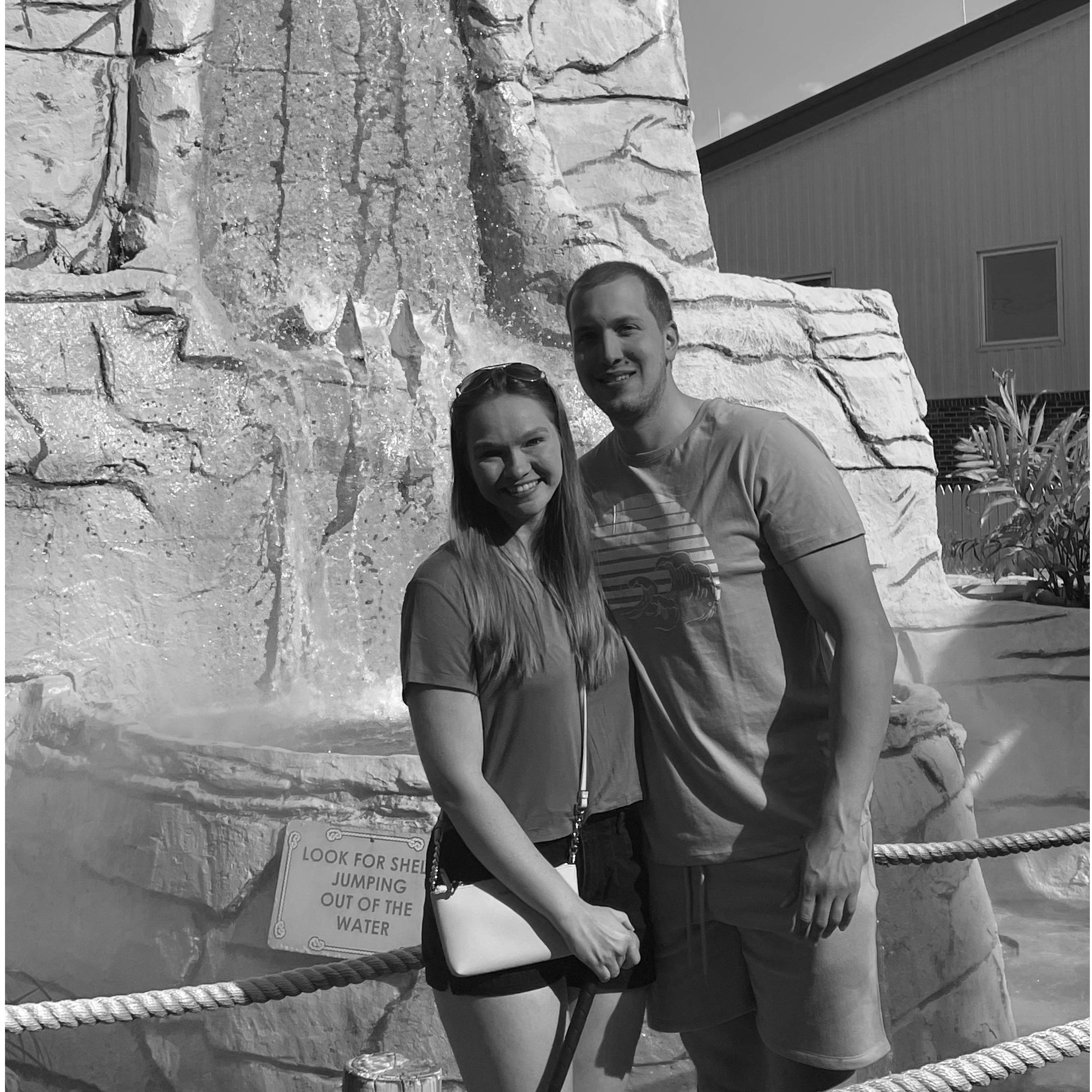Of course Carly beat Jon in Mini Golf :)