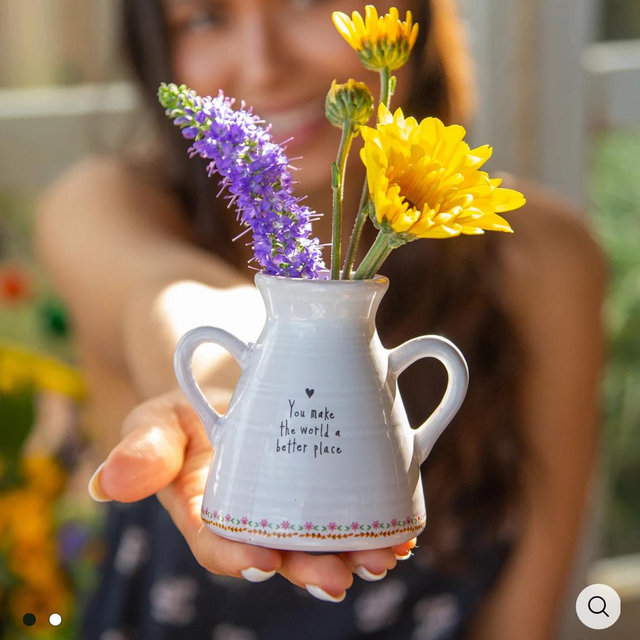Artisan Bud Vase - You Make The World Better