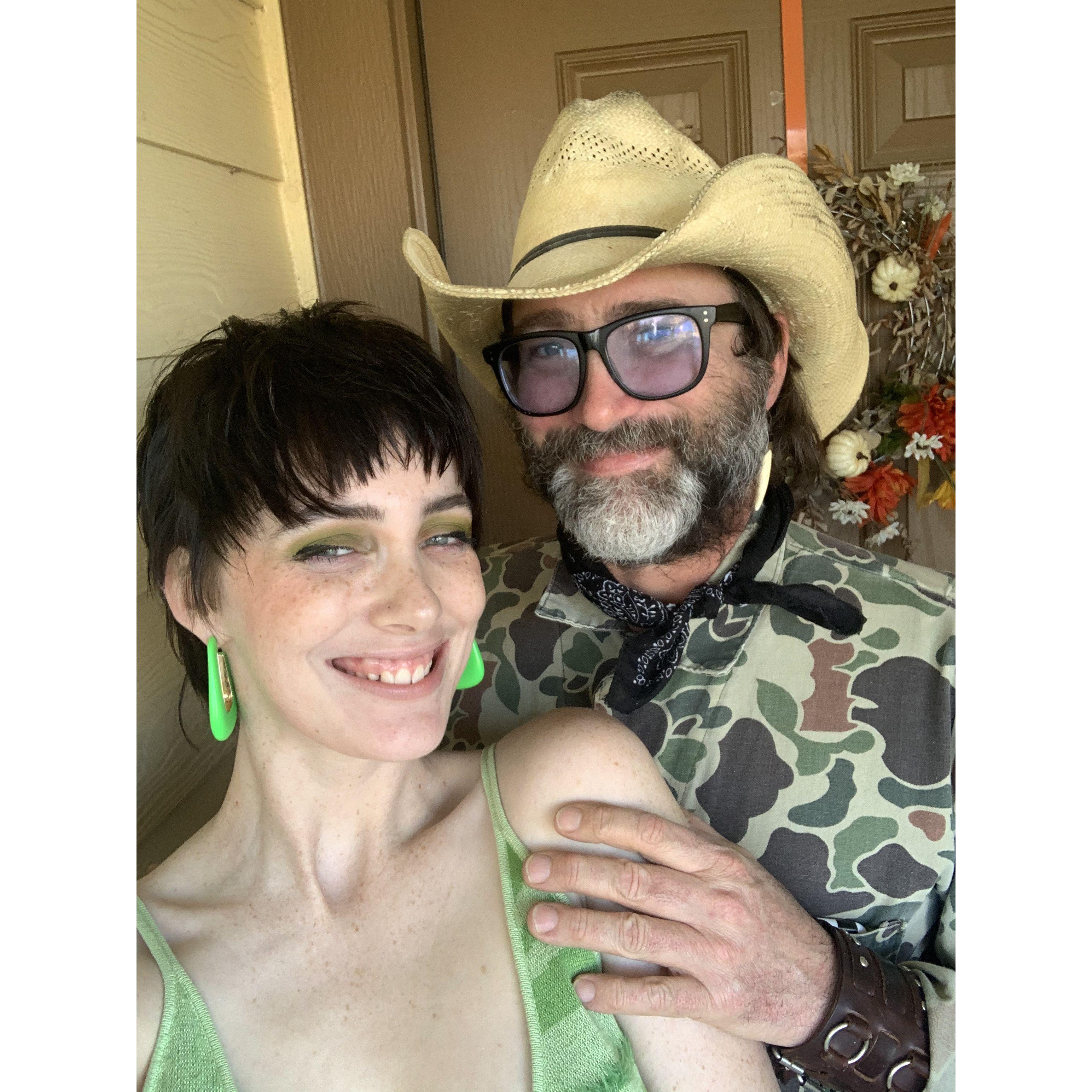 This was from the night we got engaged! Halloween 2020