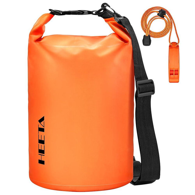 HEETA Waterproof Dry Bag for Women Men(Upgraded Version) 5L/10L/20L/30L/40L Roll Top Lightweight Dry Storage Bag Backpack with Emergency Whistle for Travel, Swimming, Boating, Kayaking, Camping, Beach