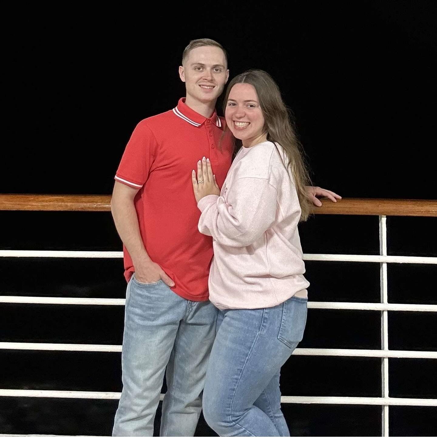 The night we got engaged.