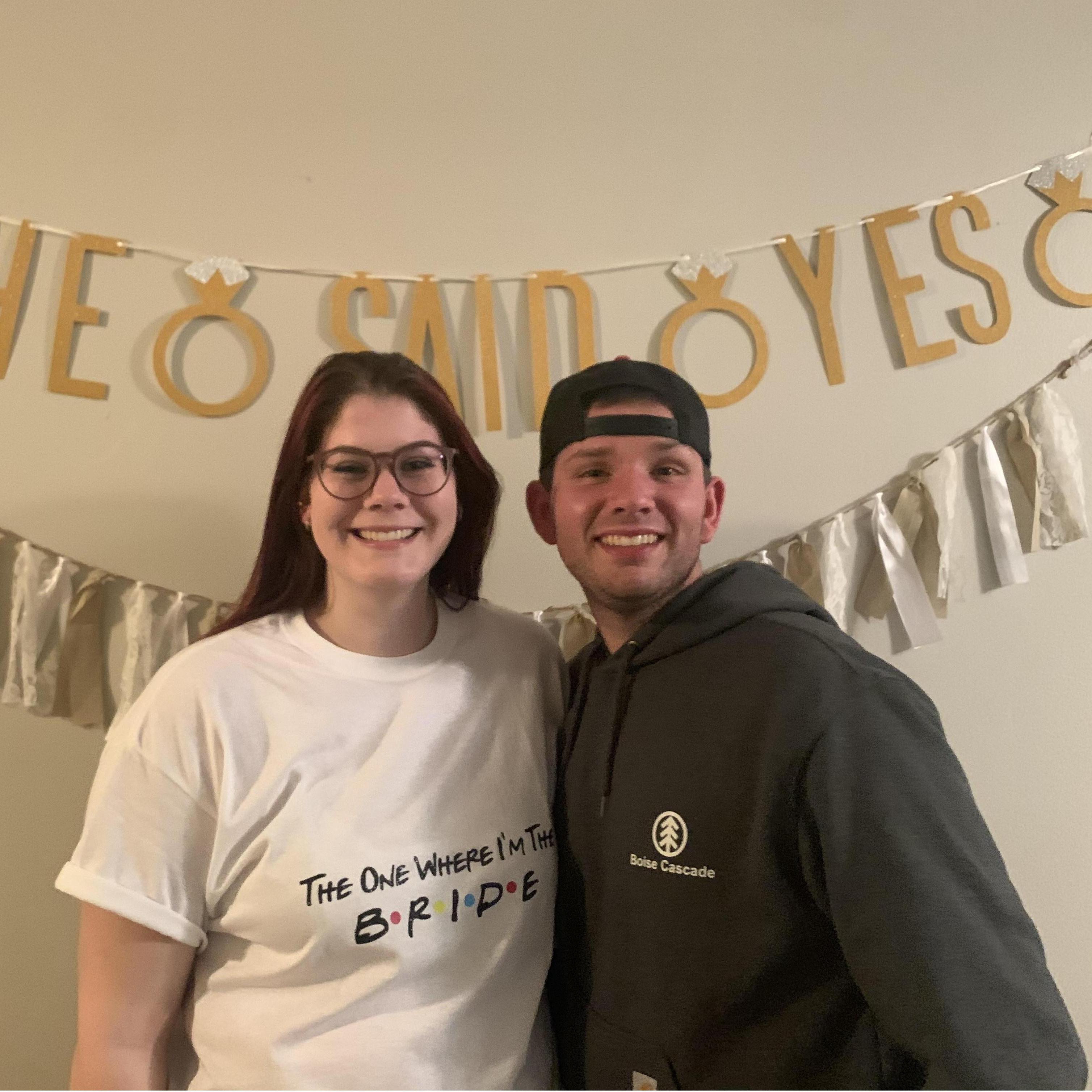The happy couple