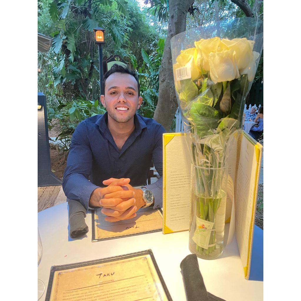 The night we got engaged at Sundy House!