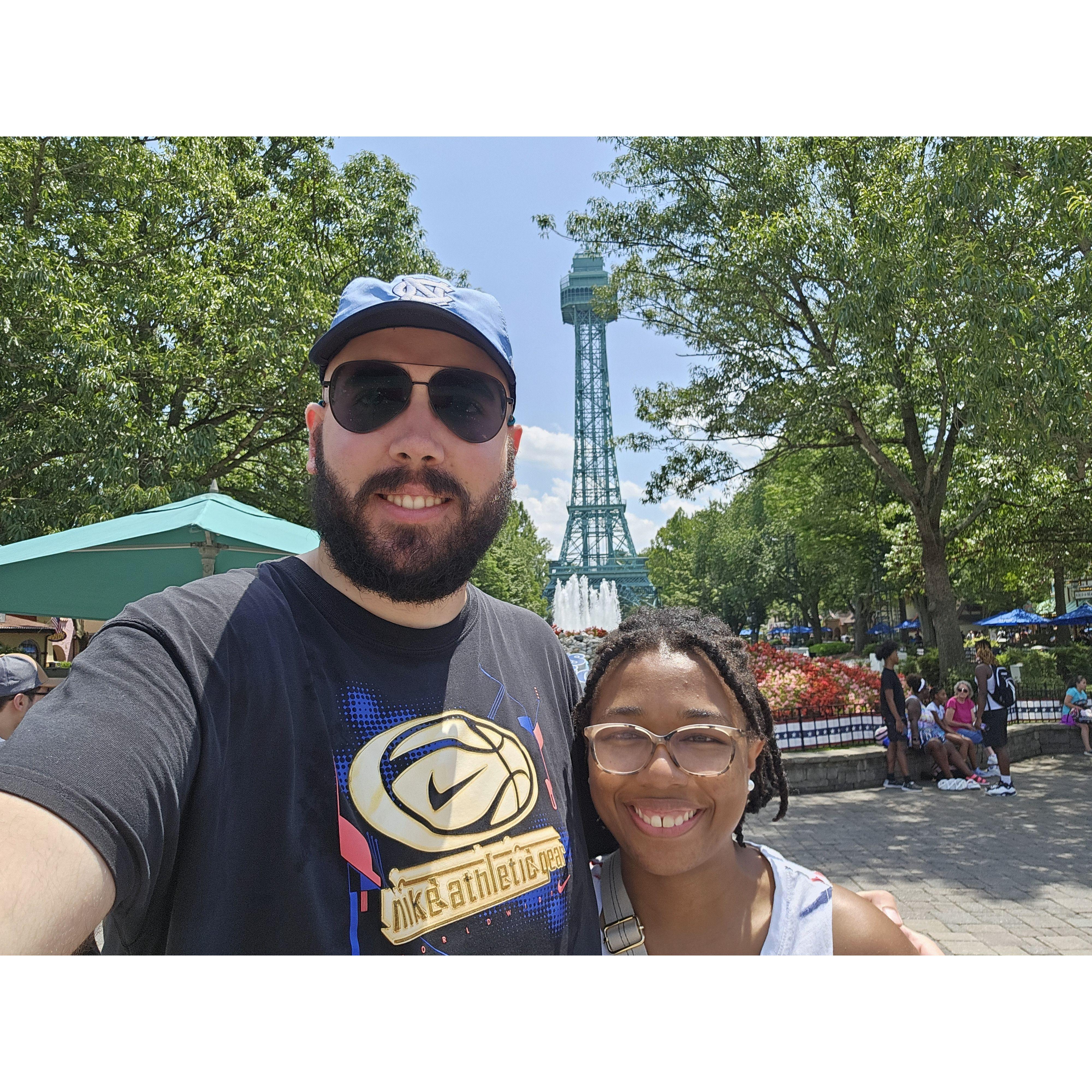 Nadia's first time at Kings Dominion.