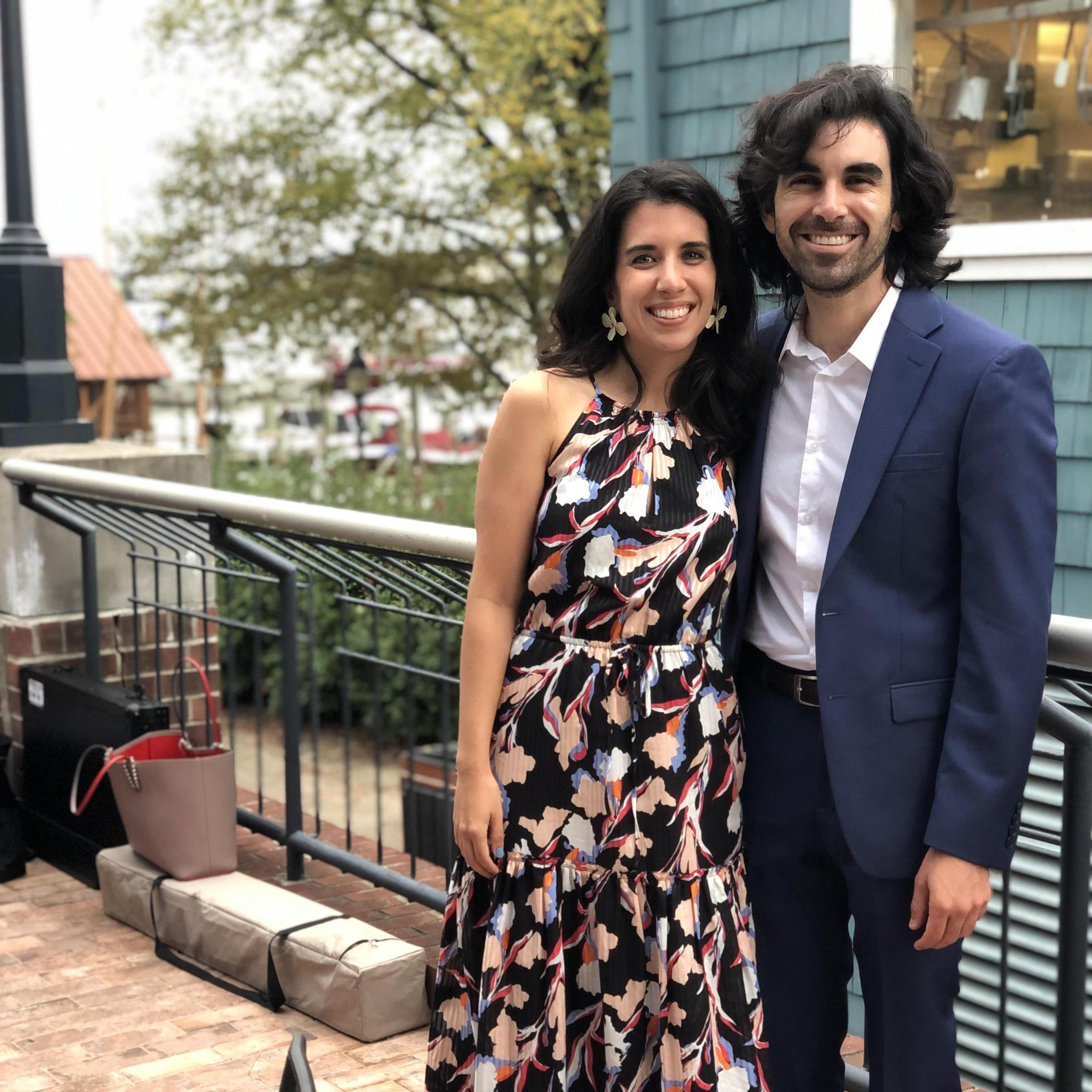 At Nick and Sarah's Wedding in Alexandria, VA
