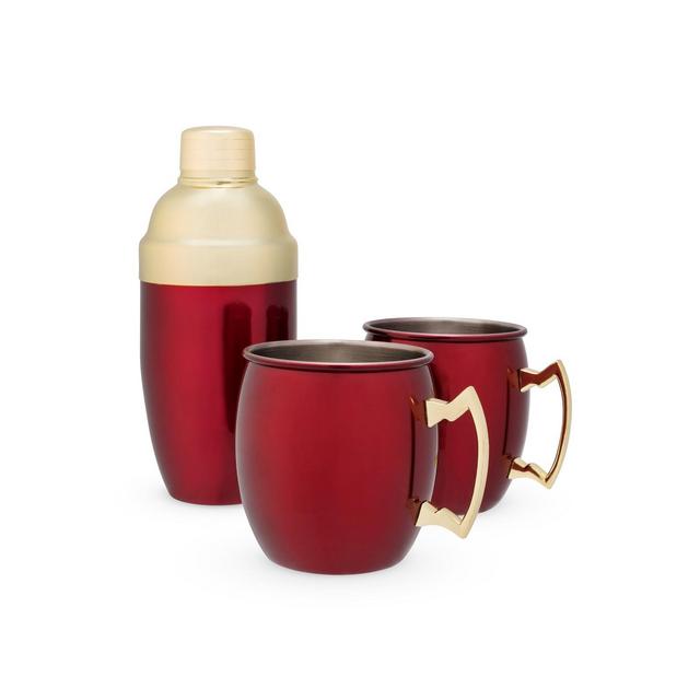 Twine Moscow Mule Mug Cocktail Shaker Gift Set of 3
