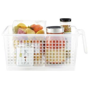 Clear Handled Storage Baskets