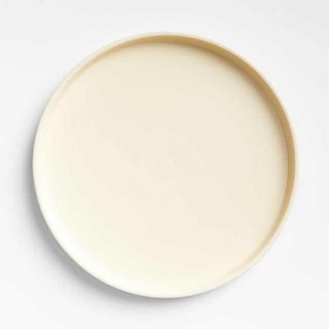 Butter Yellow Stoneware Dinner Plate by Molly Baz