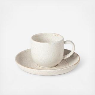 Vermont Coffee Cup & Saucer, Set of 2